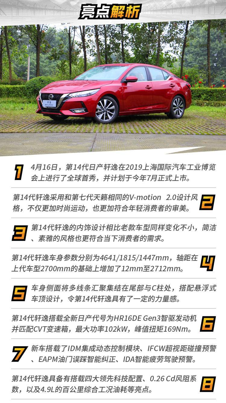 第14代全新轩逸亮点解析
