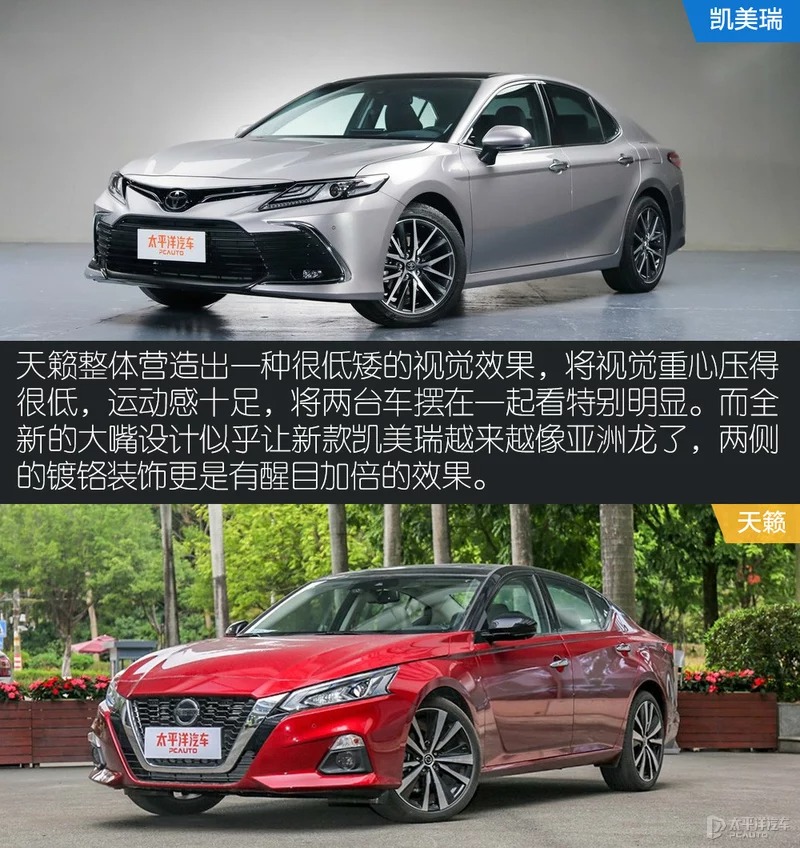 谁说日系车配置鸡肋？看新款凯美瑞和天籁谁更有料-图2