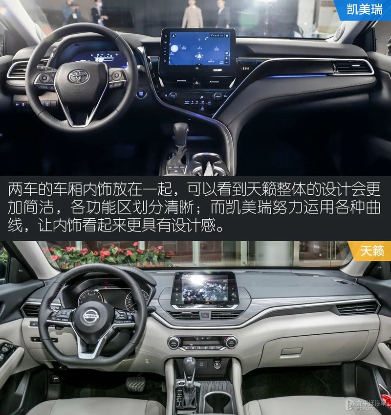 谁说日系车配置鸡肋？看新款凯美瑞和天籁谁更有料-图4